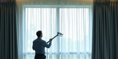 Commercial drapes cleaning service birkdale hotels offices