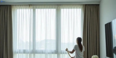 Delicate sheer drape cleaning birkdale Matty Curtain Cleaning