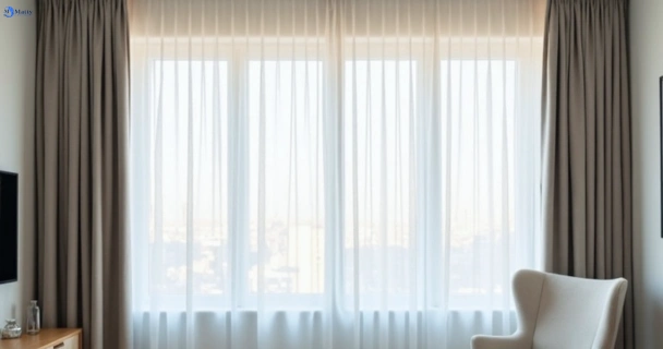 Restored vibrant drapes in birkdale QLD after Matty Curtain Cleaning